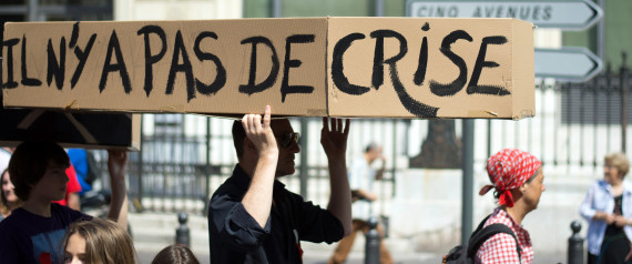 La crise n'existe pas ? AFP PHOTO / BERTRAND LANGLOIS